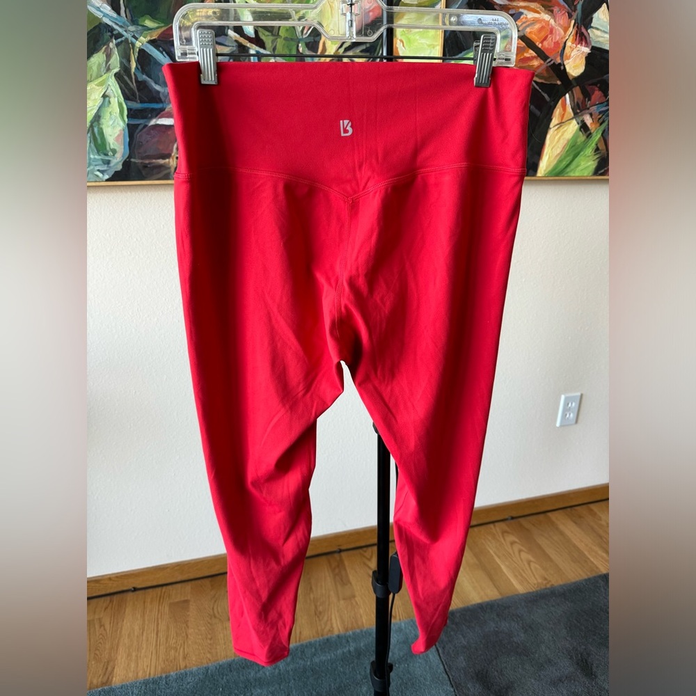 BuffBunny Collection Red Leggings Size XXX Large.